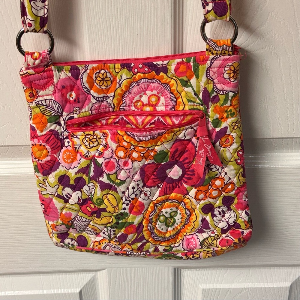 Vera Bradley/Disney floral quilted shoulder bag - Picture 2 of 8